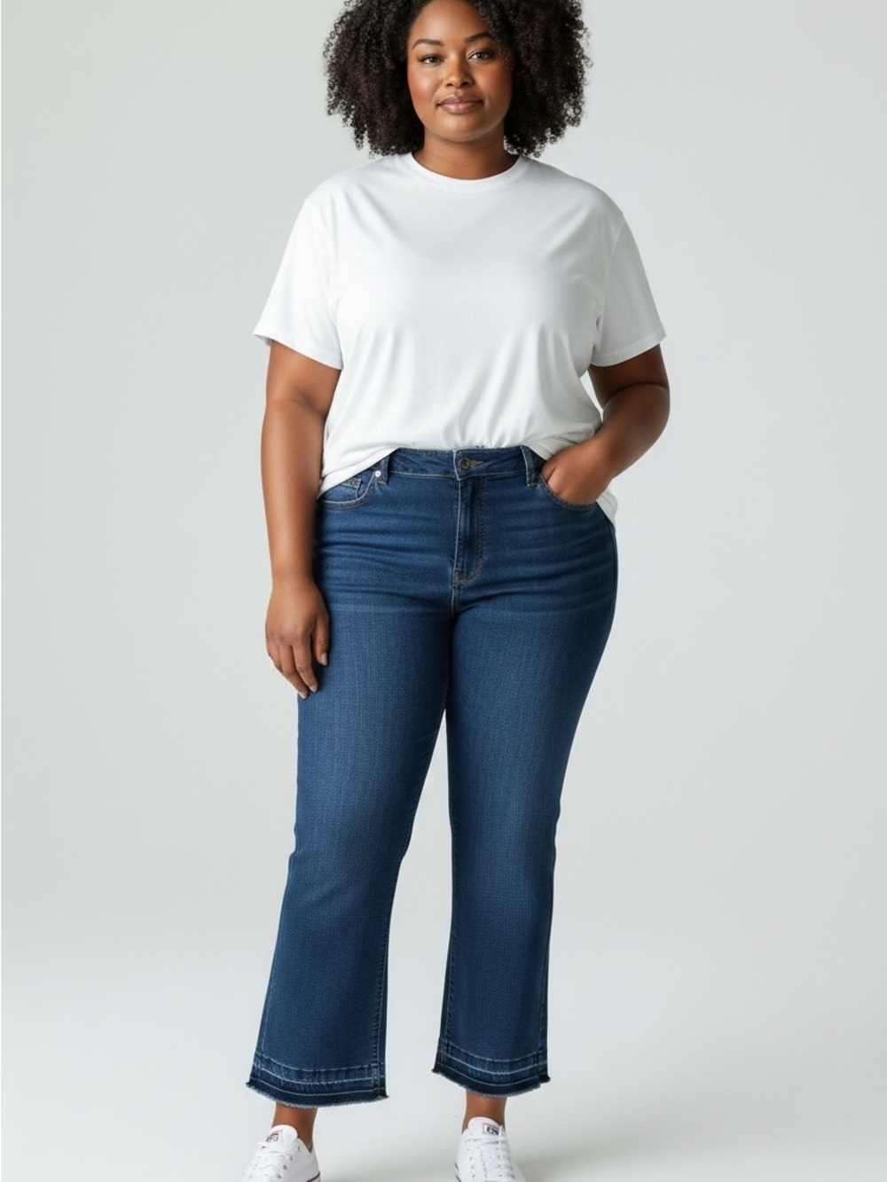 Nanette Lepore Jolie Super High Rise Ankle Bootcut Jean